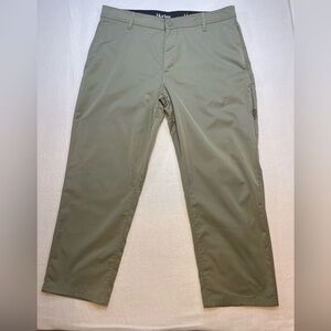 Hurley Phantom Performance Pants Mens 40 x 29 Olive Stretch Hybrid Chino